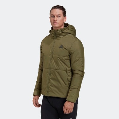 Kurtka zimowa puchowa ADIDAS BSC 3-STRIPES HOODED INSULATED r. M