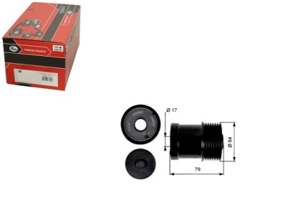 Генератор - зчеплення односторонній gates oap7104 фото №1