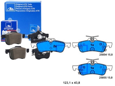 Гальмівні колодки гальмівні honda civic ix 1.4-2.2d 02.12- at фото №1