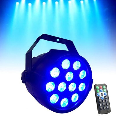 RGB LED PAR DMX LAMPA DJ PARTY LIGHT 12*3W