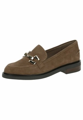 Lordsy CAPRICE 9-24200-41 TAUPE SUEDE - 39, Beżow
