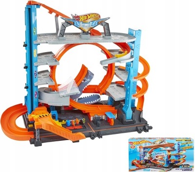 Hot Wheels City Mega Garaż z rekinem FTB69