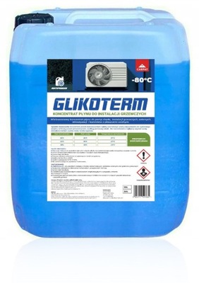 KONCENTRAT 20L INSTALACJI GRZEWCZYCH GLIKOL -80°C