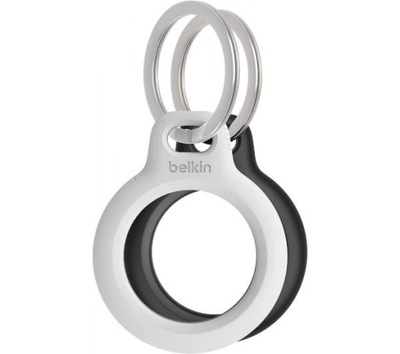Etui Brelok Belkin Key Ring for AirTag 2-Pack Czarny i Biały