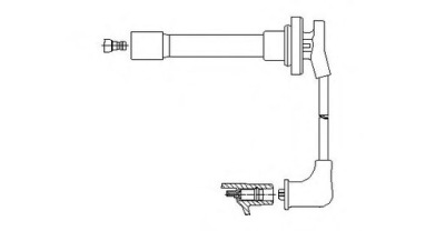 Шланг запалювання bremi 739/39 honda accord iv rover 600 1 фото №1