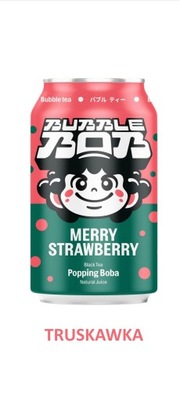 Bubble Bob Tea truskawka 330 ml puszka
