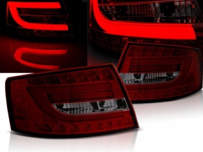 Ліхтарі  audi a6 c6 4f седан 04-08r led смуга 7pin r-b super ефект!! фото №1