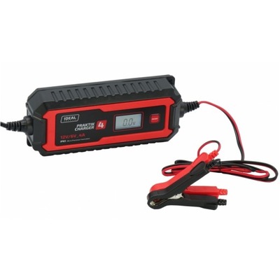 PROSTOWNIK 6/12 V LCD 4A IDEAL PRAKTIK CHARGER 4