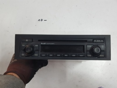 Audi a3 8p 04-08r радіо cd concert 8p0035186c фото №1