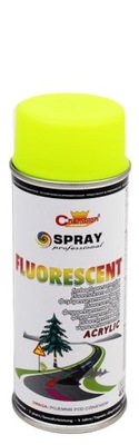 Lakier Spray Champion fluorescencyjny żółty 400 ml