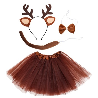 1 Set Cosplay Reindeer Costume Antler Headband