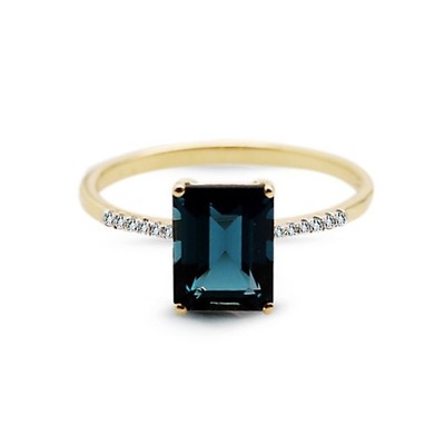 Złoty pierścionek PZC6245 - Diament