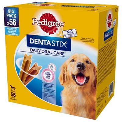 PEDIGREE DentaStix przysmaki dentystyczne dla psa duże rasy 56 szt. 8x270 g