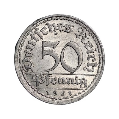 50 pfenning 1921 Niemcy