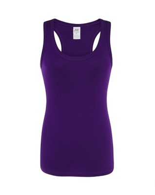Koszulka TOP bawełniana damska purple FIOLETOWA XL