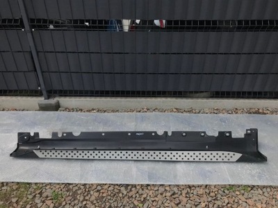 Bmw x6 e71 e72 левая молдинг порог подножка 08-15 фото №1