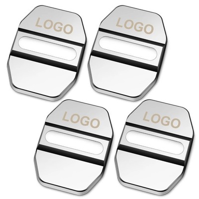 4 PIECES CARS STYLIZACJI LOCK DO DOOR ZE STEEL STAINLESS PO~14777  