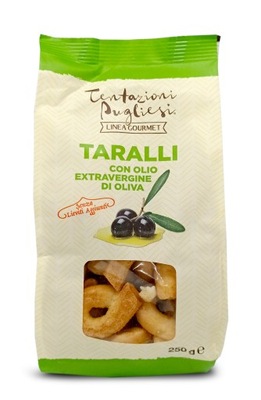 Taralli Gourmet przekąski z Oliwą z Oliwek 250g