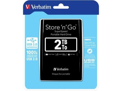 Dysk zewnętrzny Verbatim 2TB Store 'n' Go 2.5''