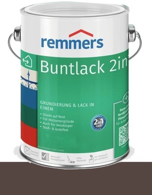 Remmers farba do metalu drewna Czekoladowy 0,375L OUTLET TERMIN WAŻNOŚCI