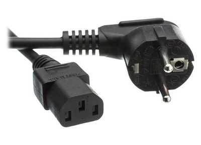 Kabel zasilający do komputera 1.8m PC C13 3-pin