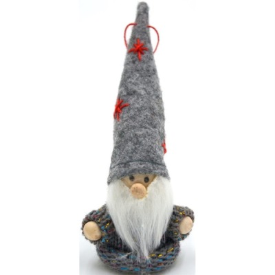 Zawieszka skrzat szary