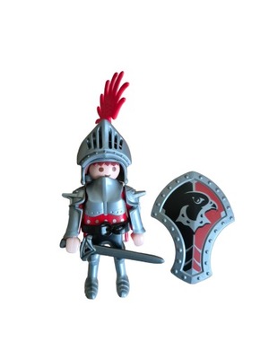 Figurka PLAYMOBIL Rycerz herbu sokoła z mieczem i tarczą