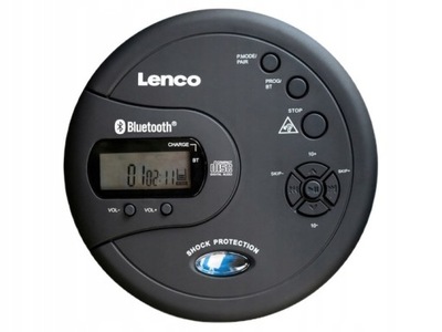 Discman Odtwarzacz CD Lenco CD-300BK|Czarny