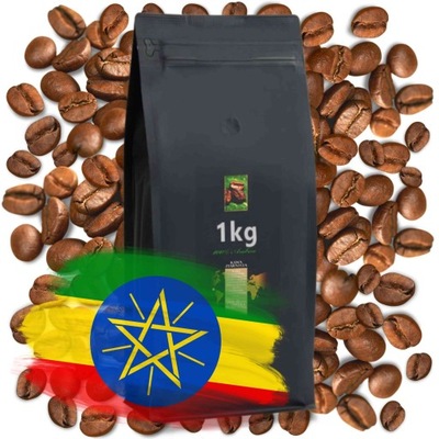 Kawa ziarnista ETIOPIA ethiopia DJIMMAH 1kg