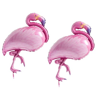 2x Nadmuchiwane Balony Tropikalne Flamingi