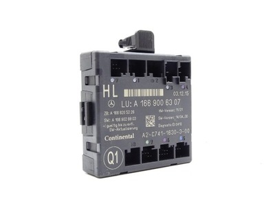 Модуль блок управления дверь левый задняя mercedes gle x166 w292 a1669006307 фото №1