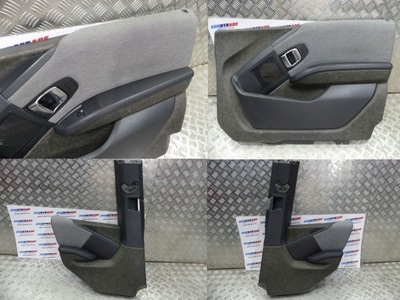 Bmw i3 i01 обшивка обивка дверь левый правый перед задняя фото №1