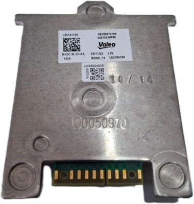 Opel corsa f модуль led drl преобразователь l90195148 l051a1708 оригинальный номер фото №1