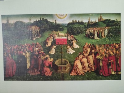 Reprodukcja „Ołtarz Gandawski ” Jan van Eyck