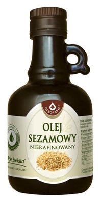 Olej sezamowy nierafinowany