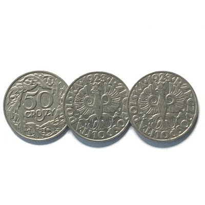 Moneta 50 gr groszy 1923 r ładna