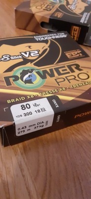 0,43 plecionka power pro super8slick V2 275m z USA