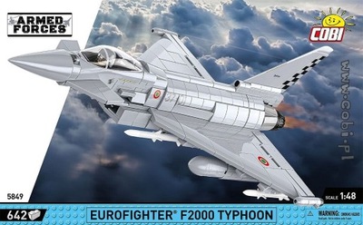 Klocki Cobi 5849 Eurofighter F2000 Typhoon 642 el.