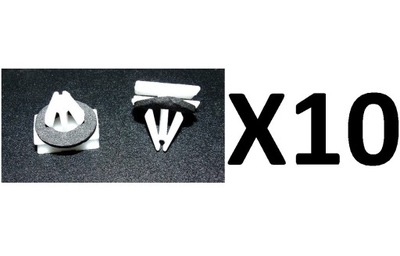 Клипса штифт накладки порог крыла подкрылок opel ampera crossland karl mokka фото №1