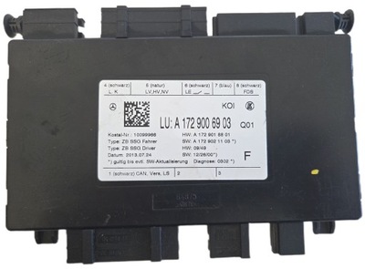 Модуль сиденье mercedes a1729006903 фото №1