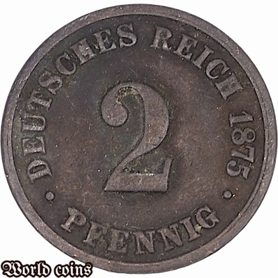 2 PFENNIG 1875 B