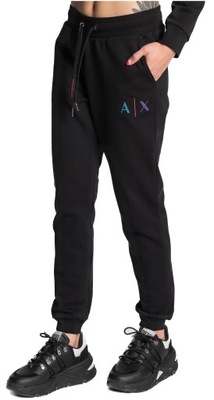 Spodnie dresowe damskie ARMANI EXCHANGE A|X czarne S