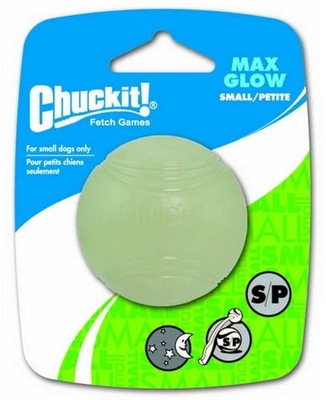 PIŁKA dla psa Chuckit! Max Glow ŚWIECI S 5cm