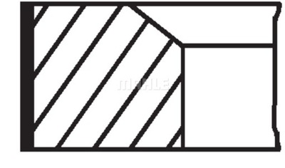 MAHLE КІЛЬЦЯ ПОРШНЕВІ DB W124