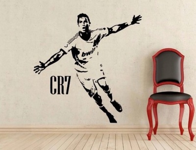 Ronaldo Gwiazda piłki nożnej Naklejki na ścianę