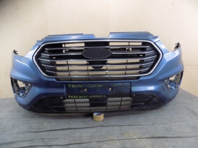 Бампер перед ford transit custom jk21 lift хороший jk21-r17757 решётка радиатора хром фото №1