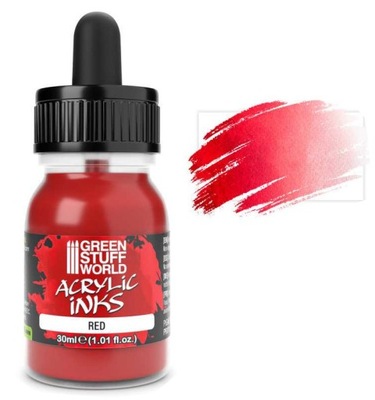 GSW Acrylic Ink Opaque - Red 30ml