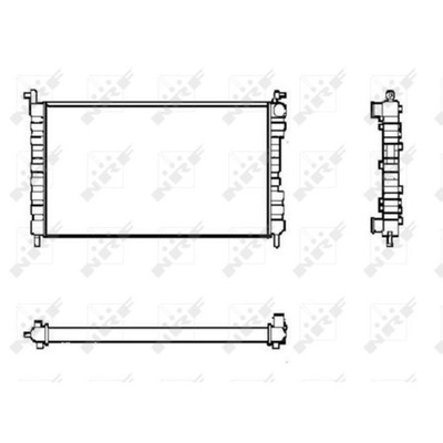 NRF РАДИАТОР FIAT ALBEA/PALIO 1,2/1,4 96-