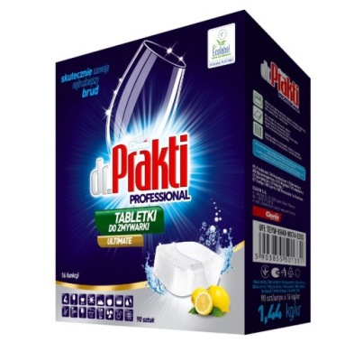 TABLETKI DO ZMYWARKI DR PRAKTI PROFESSIONAL 90 SZT