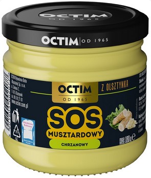 OCTIM Sos musztardowo chrzanowy 180g